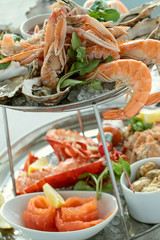 mixed seafood platter
