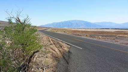 Road in the Death Valley, California