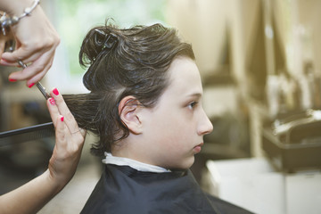 the boy in the barber shop