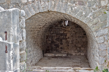 Obraz premium Ancient casemate in the ruins of Bar, Montenegro