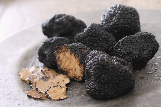 fresh black truffle