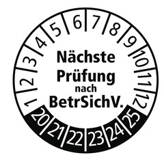 Betriebssicherheitsverordnung Siegel