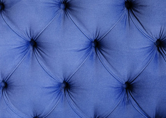 leather upholstery sofa blue, background
