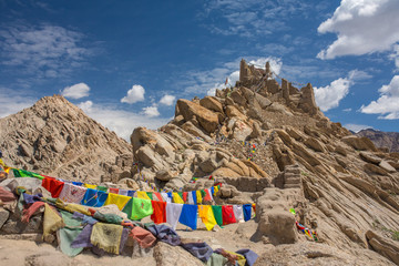 Shey Palace monastery in Ladakh, India.