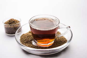 Ajwain Chai / carom seeds Tea  also known as Trachyspermum ammi extract which is good for health, skin and for weight loss