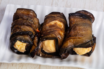 Tasty zucchini  roll