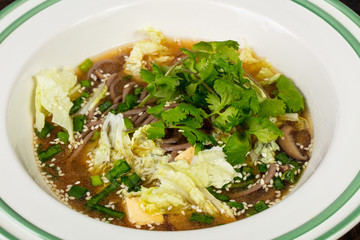 Delicious vegetables soup