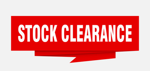 stock clearance