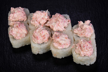 Japanese roll with crab