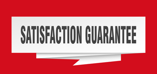 satisfaction guarantee