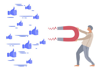 The powerful of influencer marketing is like the magnetic field that drags customer like icon into the business