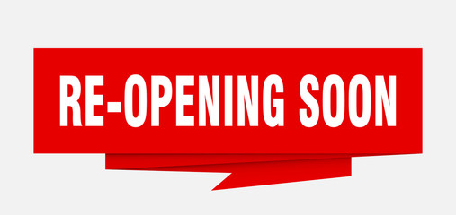 re-opening soon