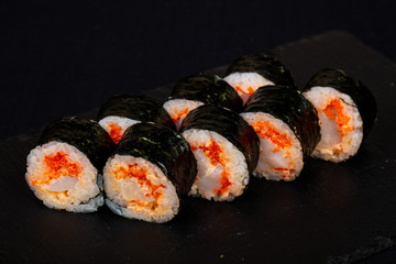 Japanese roll with prawn