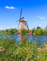 Windmill At Kinderdijk, Netherlands