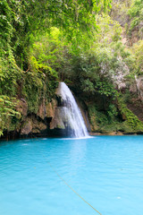 Fototapeta na wymiar Kawasan Falls In Cebu, Philippines