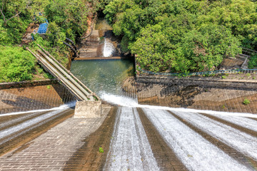 Shek Lei Pui Reservoir (Kowloon Reservoir) In Hong Kong