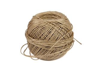 Spool of twine on a white background (isolated)