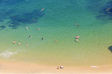 Praia do Camilo beach in Lagos, Algarve region, Portugal