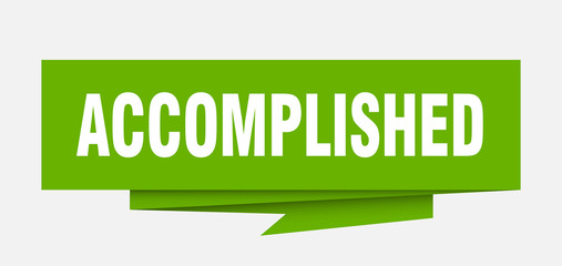 accomplished
