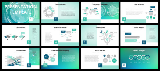 Business presentation templates