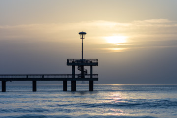 Beautiful sunrise on the beach
