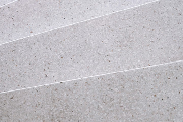 Fototapeta premium Stairs Terrazzo polished stone walkway and floor, pattern and color surface marble and granite stone, material for decoration background texture, interior design. selective focus.