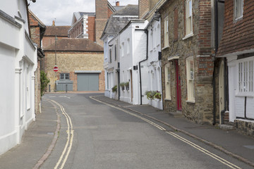 Fototapeta na wymiar Empty Street; Petworth