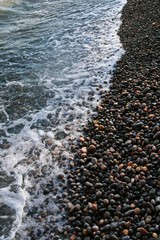 Beach with stones 