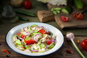 Healthy salad.