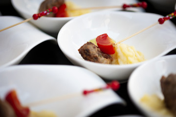 catering food mini canape