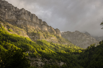 Fototapeta na wymiar Glarner Alpen