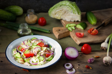 Healthy salad.