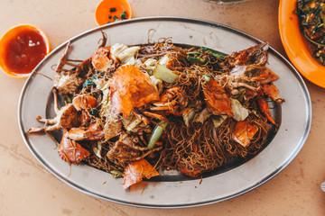 Seafood street food malaysia island 
