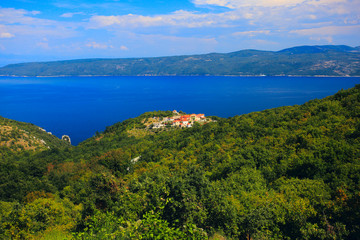 village on the adriatic sea, croatia