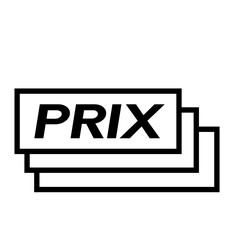 pricing stamp on white