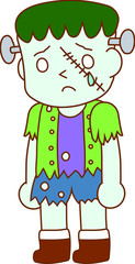 Halloween monster of Frankenstein