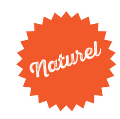 natural stamp on white