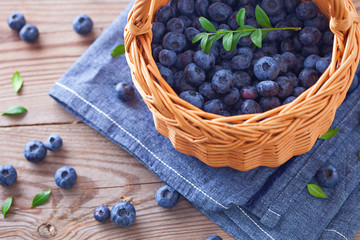 fresh blueberries