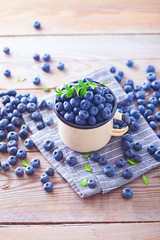 fresh blueberries