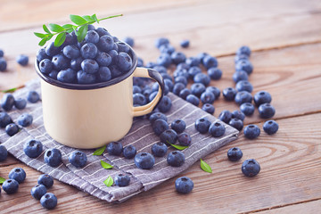 fresh blueberries