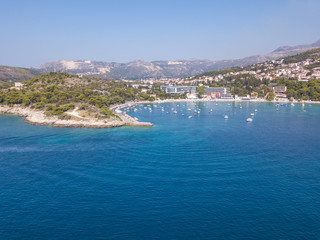 Fototapeta na wymiar Aerial view of beautiful Croatia