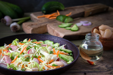 Dietary salad.