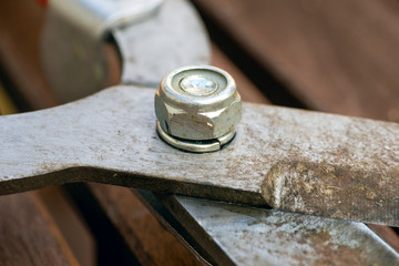 Close-up of gardening shears