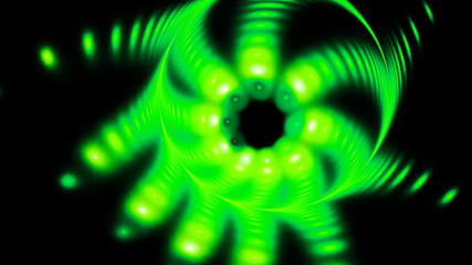 3D surreal illustration. Sacred geometry. Mysterious psychedelic relaxation pattern. Fractal abstract texture. Digital artwork graphic astrology magic