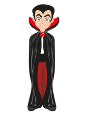 Cartoon vampire boy