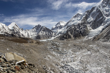 Fototapeta na wymiar Everest base camp trek