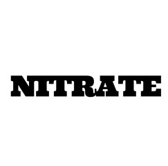 nitrates stamp on white