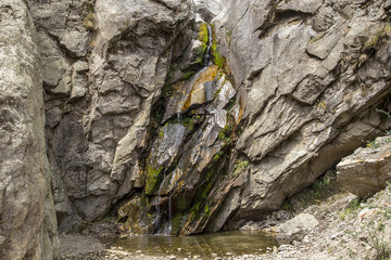 Waterfall in the Himalayan mountains