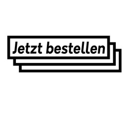 order now stamp on white