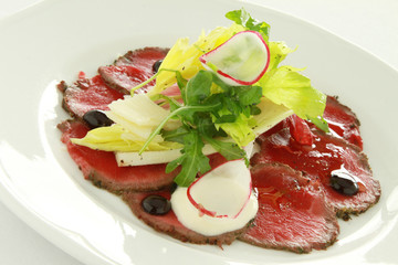 beef carpaccio appetizer